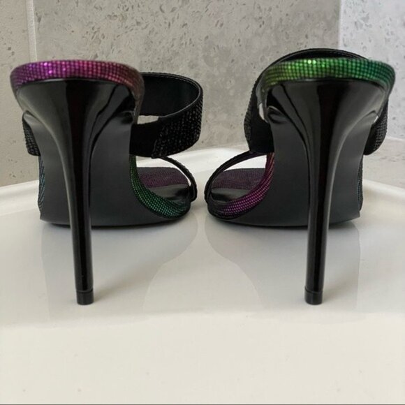 Nine West Black Heels Size 8.5 Women - Picture 12 of 13